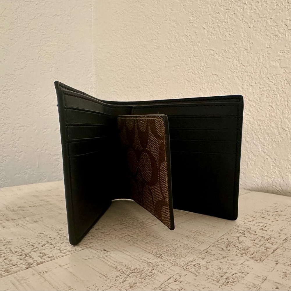 Coach 3 In 1 Wallet In Blocked Signature Canvas - Picture 4 of 9